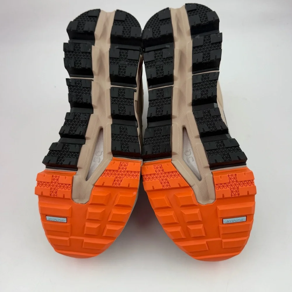 On Running Women’s Cloudtrax Sensa - SZ 7.5 - Sand/Flame Hiking Boots Sneakers - Picture 11 of 14
